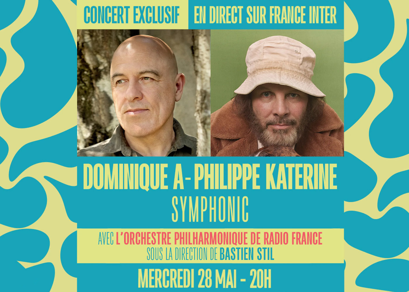 Dominique A et Philippe Katerine sur France Inter