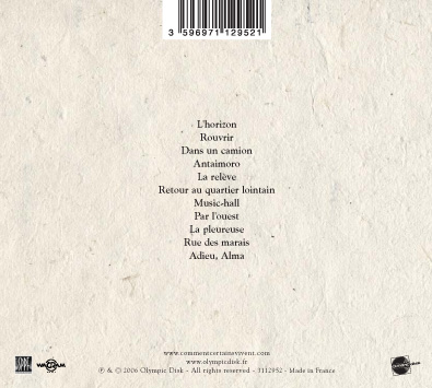 Dominique A - L'horizon