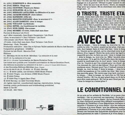 Dominique A -Avec Léo !