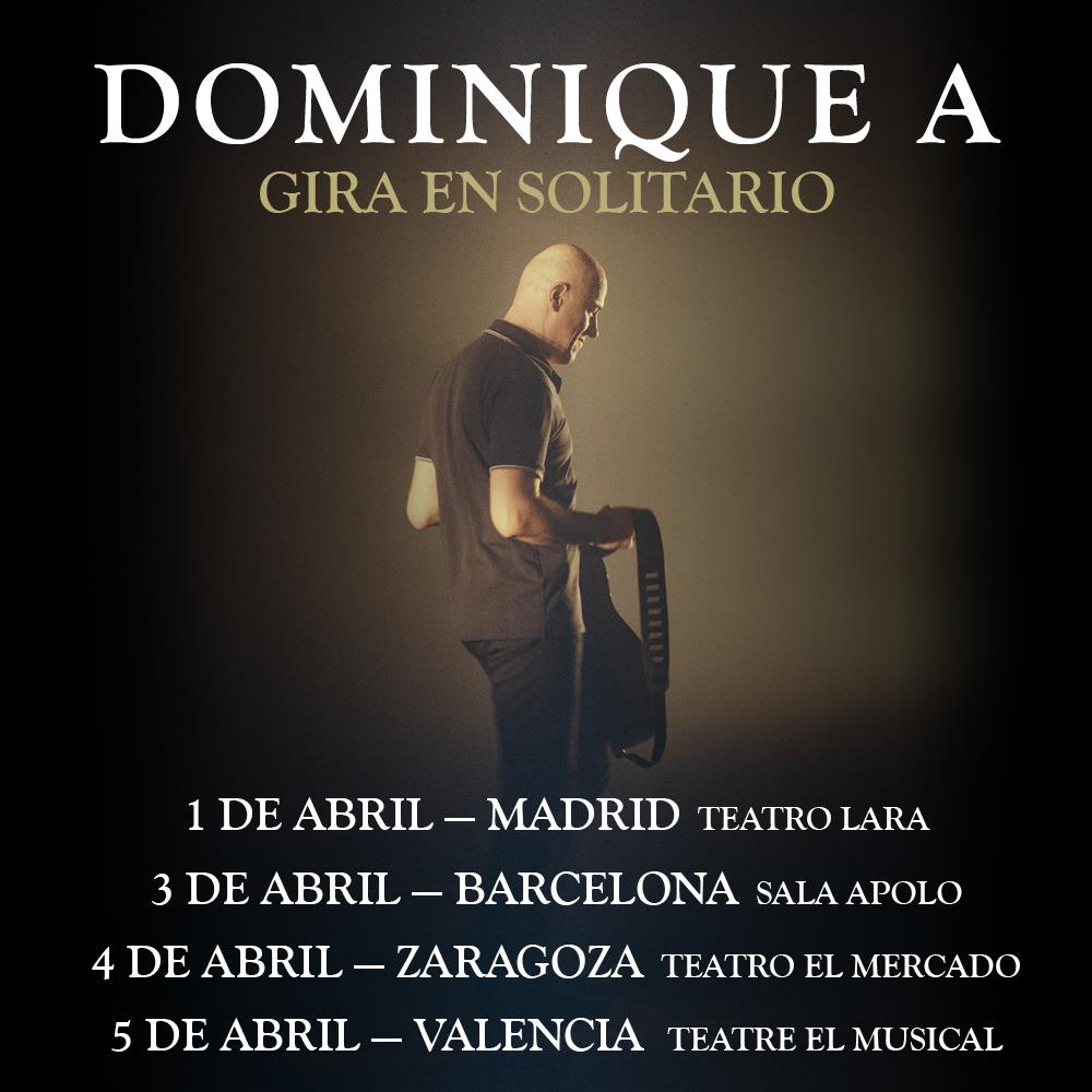Dominique A en tournée en Espagne