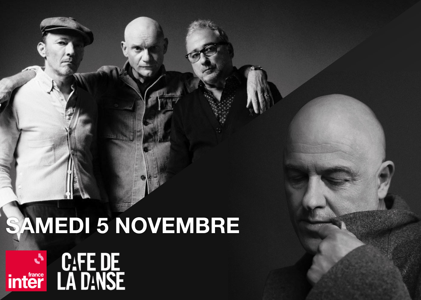 Dominique A et Louise Attaque en concert sur France Inter
