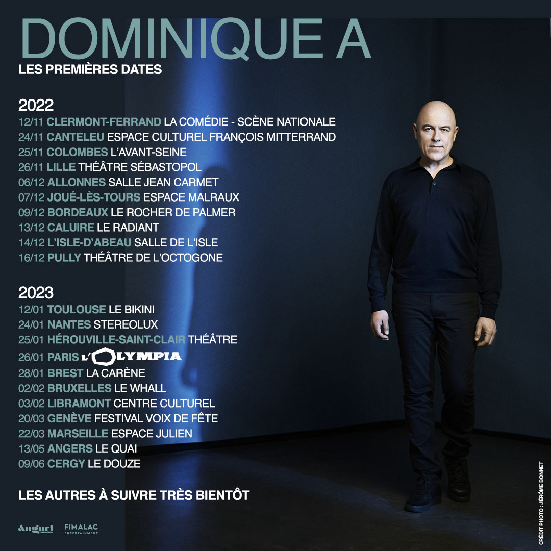 Dominique A en concert 2022-23