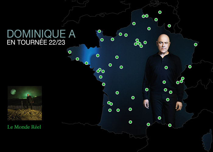 Dominique A en tournée 2022-23